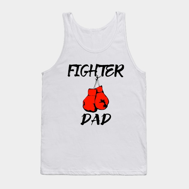 Boxing Fighter Dad Tank Top by coloringiship
